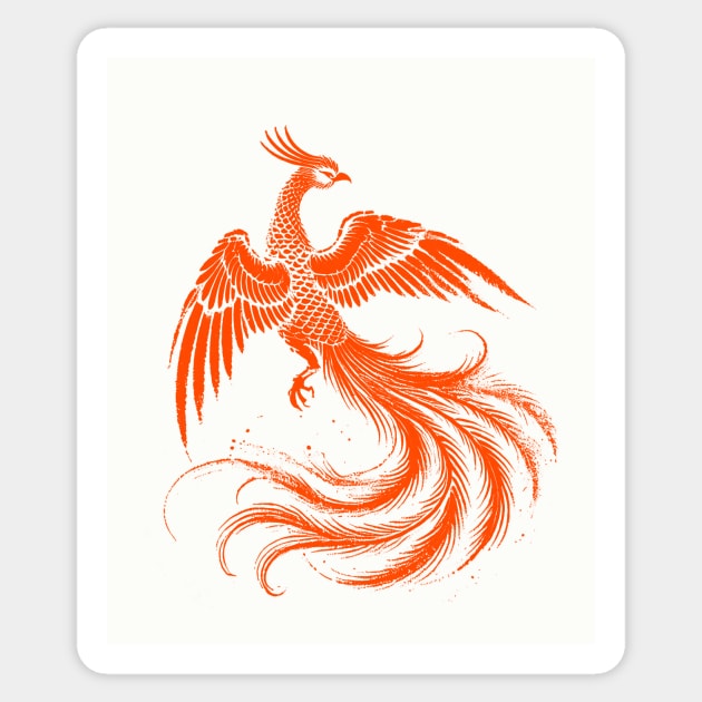 Phoenix Sticker by CreativeSage